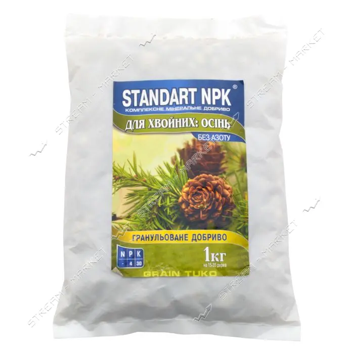 Удобрение для хвойных Standart NPK Осень 1кг