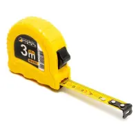 Рулетка MasterTool 65-2103 3мх13мм фиксатор полотна кнопка STOP противоскользящий крючок            