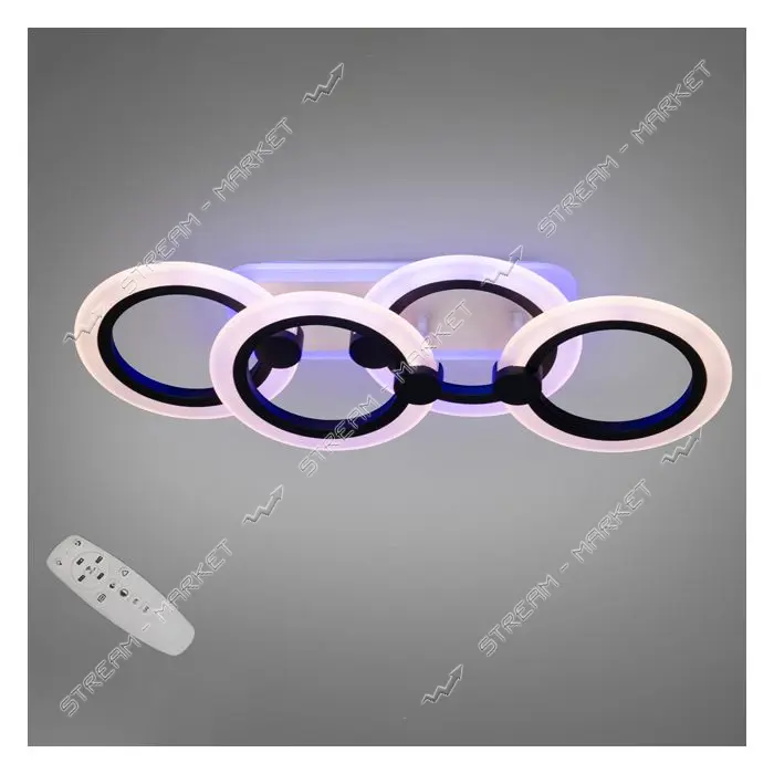 Люстра Diasha LED светодиодная с пультом диммером и подсветкой 50W 12х19х55см                       