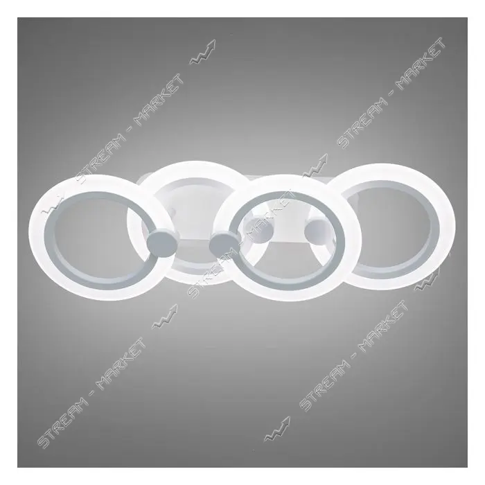 Люстра Diasha LED светодиодная с пультом диммером и подсветкой 50W белая 12х19х55см                 