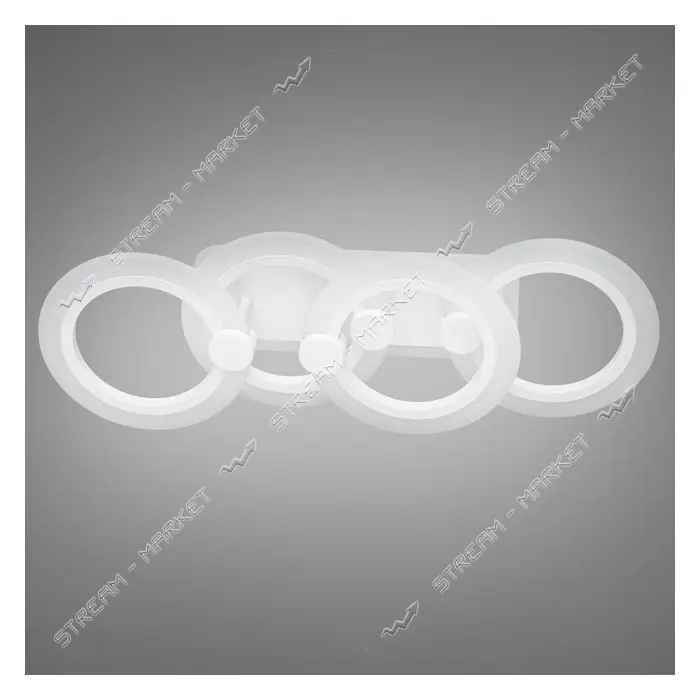 Люстра Diasha LED светодиодная с пультом диммером и подсветкой 50W белая 12х19х55см                 