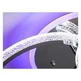 Люстра LED Diasha светодиодная с пультом диммером и подсветкой 55W хром 12х33х53см