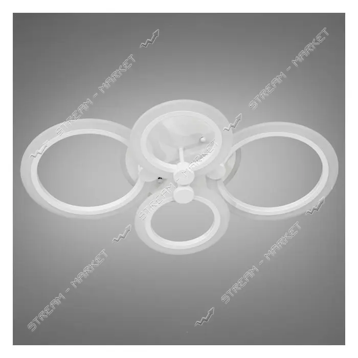Diasha Люстра LED светодиодная с пультом и диммером A8022/4WH LED 3color 55Вт белый 13х40х62см      