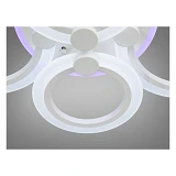 Diasha Люстра LED светодиодная с пультом и диммером A8022/4WH LED 3color 55Вт белый 13х40х62см      
