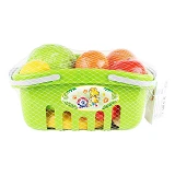 Игрушка ТехноК Набор посуды в корзинке арт 5354 27х18.5х16см