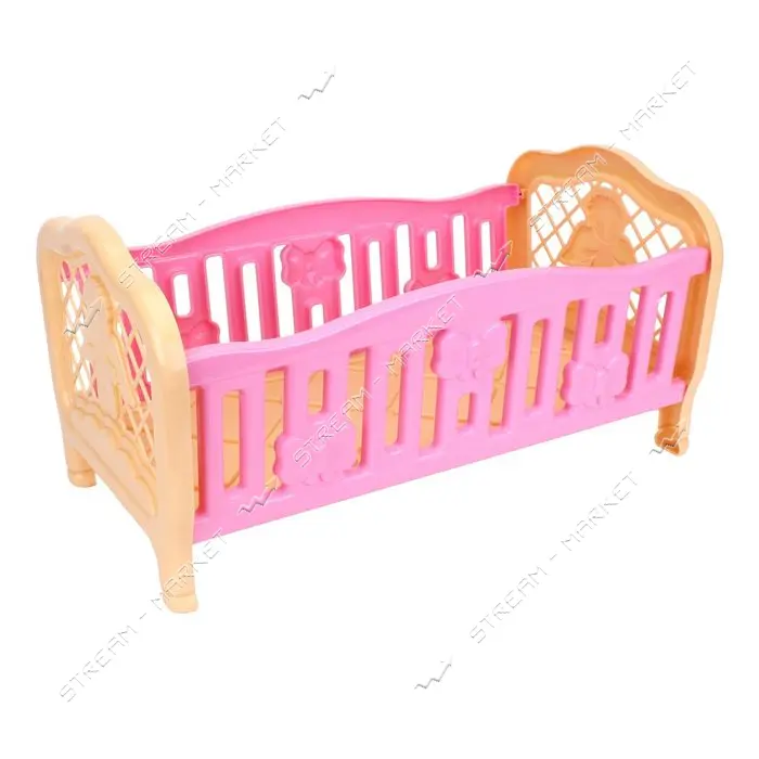 Игрушка ТехноК Кроватка арт 4517 45х26.5х24см                                                       