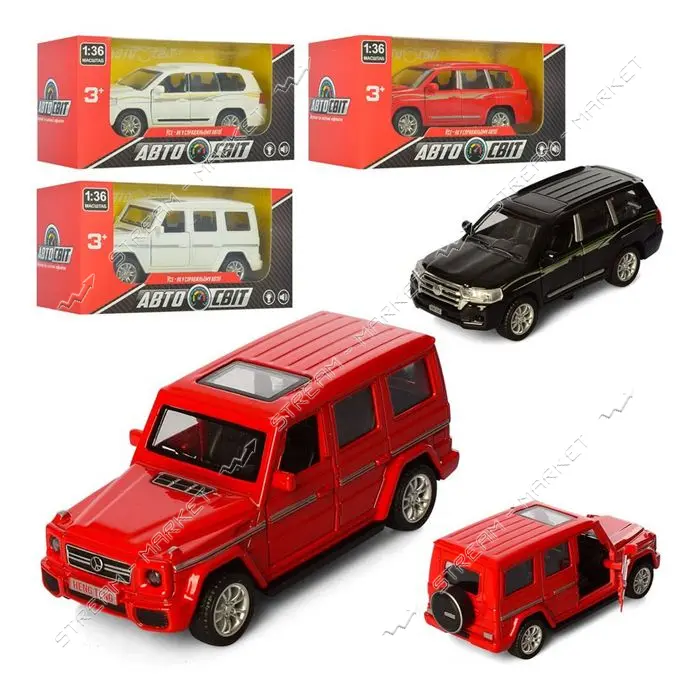 Машина металлическая инерционная 12.5см