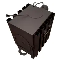 Буржуйка 590x300x400 с радиаторами                                                                  
