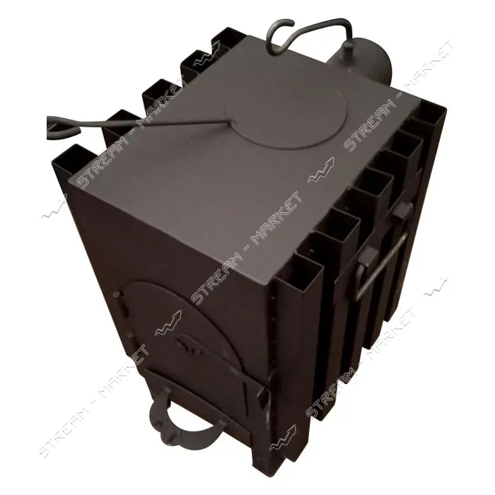 Буржуйка 590x300x400 с радиаторами