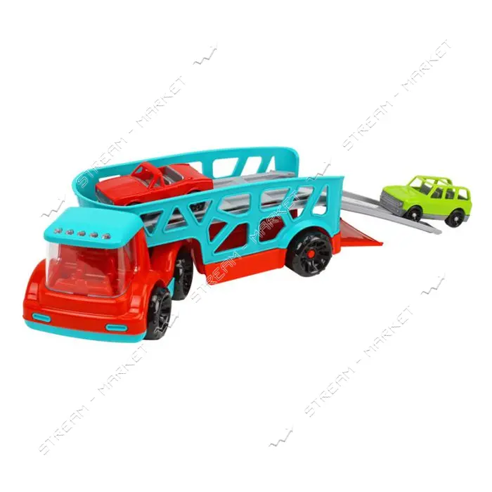 Игрушка ТехноК Автовоз с автомобилями арт.0938 32.5х12.5х14см                                       
