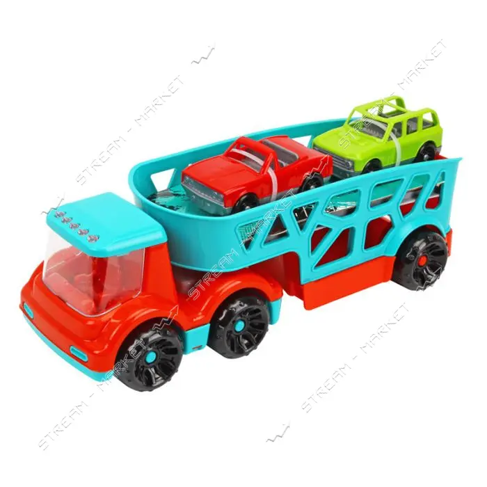 Игрушка ТехноК Автовоз с автомобилями арт.0938 32.5х12.5х14см                                       