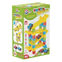 Игрушка ТехноК Конструктор с машинками арт 9581 25х13.5х37.5см                                      