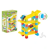 Игрушка ТехноК Конструктор с машинками арт 9581 25х13.5х37.5см