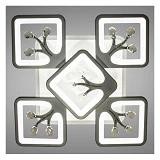 Люстра LED Diasha светодиодная 90Вт 12х43х43см S8157/4 плюс 1BK LED 3color dimmer черный            