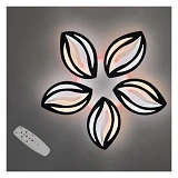 Люстра LED Diasha светодиодная 75Вт 8х55см 8092/5BK LED 3color dimmer черный                        