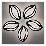 Люстра LED Diasha светодиодная 75Вт 8х55см 8092/5BK LED 3color dimmer черный                        