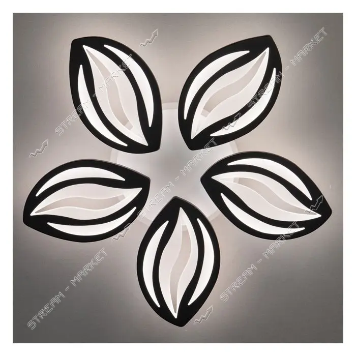 Люстра LED Diasha светодиодная 75Вт 8х55см 8092/5BK LED 3color dimmer черный                        