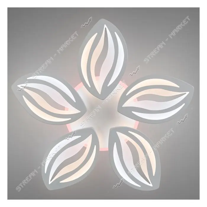 Люстра LED Diasha светодиодная 75Вт 8х55см 8092/5WH LED 3color dimmer белый                         
