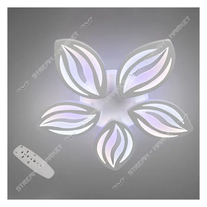 Люстра LED Diasha светодиодная 75Вт 8х55см 8092/5WH LED 3color dimmer белый                         