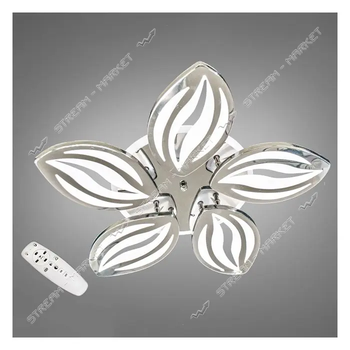 Люстра LED Diasha светодиодная 75Вт 8х55см 8092/5HR LED 3color dimmer хром