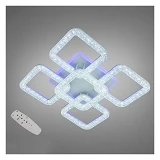 Люстра LED Diasha светодиодная 50Вт 9х36х36см S2205/4 плюс 1WH LED 3color dimmer белый              