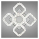 Люстра LED Diasha светодиодная 50Вт 9х36х36см S2205/4 плюс 1WH LED 3color dimmer белый              
