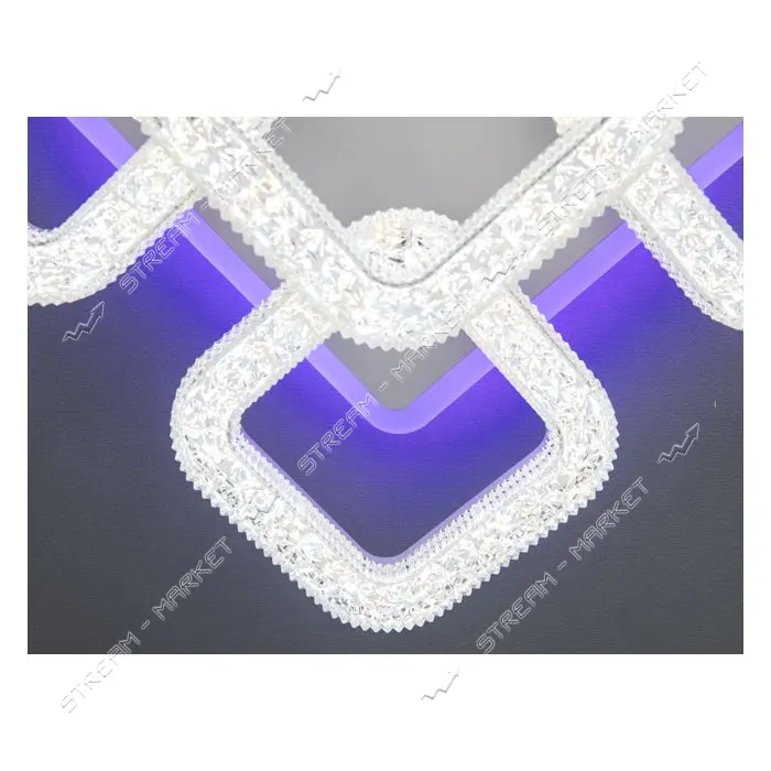 Люстра LED Diasha светодиодная 50Вт 9х36х36см S2205/4 плюс 1WH LED 3color dimmer белый              