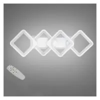 Люстра LED Diasha светодиодная 70Вт 12х22х68см H8060/2 плюс 2WH LED 3color dimmer белый             