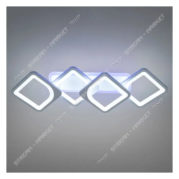 Люстра LED Diasha светодиодная 70Вт 12х22х68см H8060/2 плюс 2WH LED 3color dimmer белый