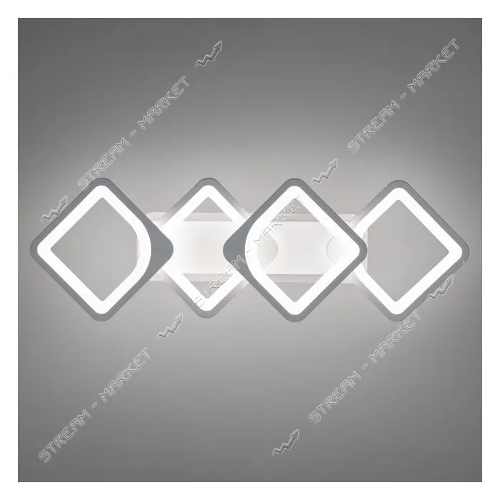 Люстра LED Diasha светодиодная 70Вт 12х22х68см H8060/2 плюс 2WH LED 3color dimmer белый