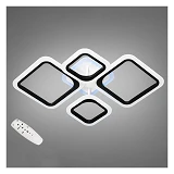 Люстра LED Diasha светодиодная 80Вт 12х66х42см A8060/2 плюс 2BK LED 3color dimmer черный