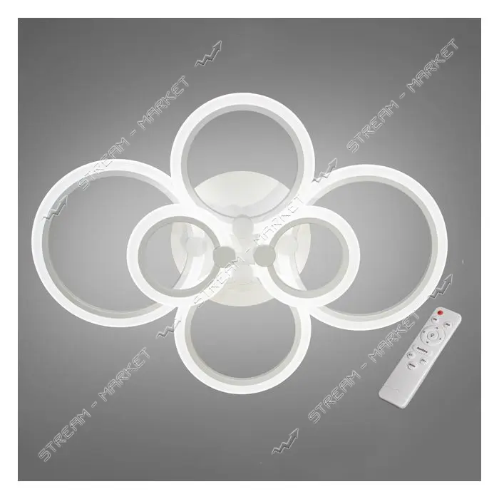 Люстра LED Diasha светодиодная 90Вт 16х57х79см A8022/6WH белый                                      