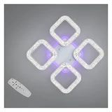 Люстра LED Diasha светодиодная 50Вт 9х36х36см S2205/4WH LED 3color dimmer белый