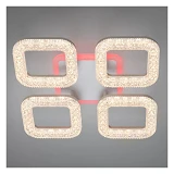 Люстра LED Diasha светодиодная 50Вт 9х36х36см S2205/4WH LED 3color dimmer белый