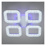 Люстра LED Diasha светодиодная 50Вт 9х36х36см S2205/4WH LED 3color dimmer белый