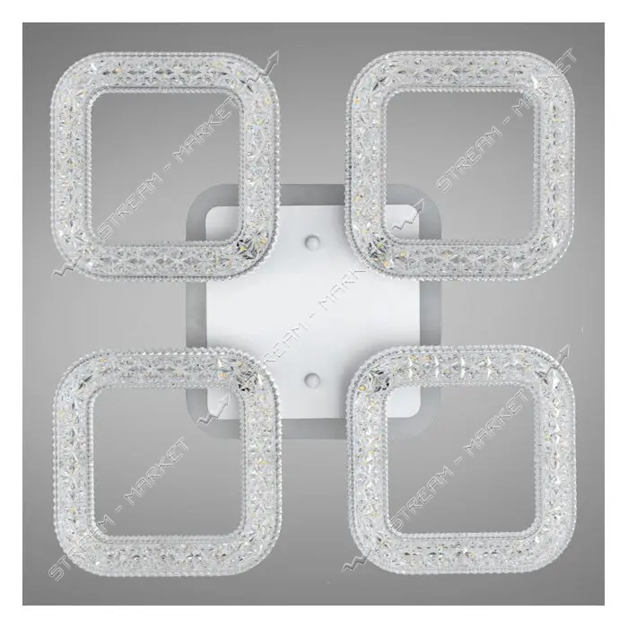 Люстра LED Diasha светодиодная 50Вт 9х36х36см S2205/4WH LED 3color dimmer белый
