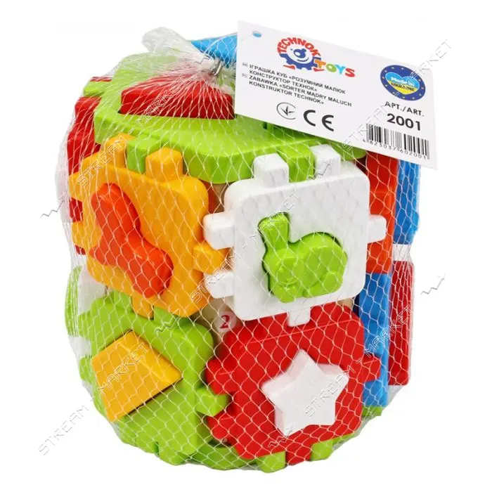 Игрушка ТехноК Умный малыш кубк арт 2001 17x14x14см