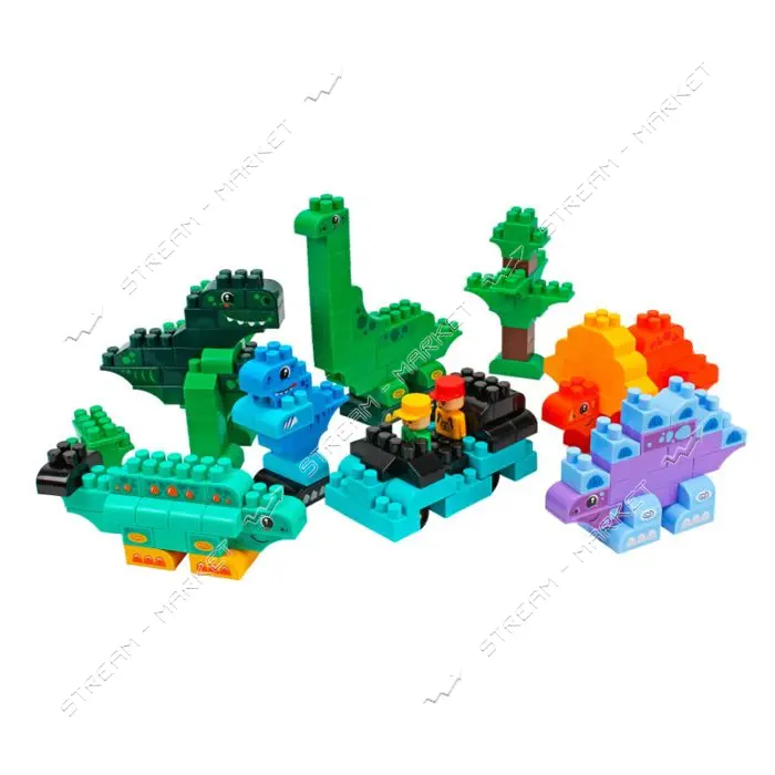 Игрушка ТехноК Конструктор Dino Park арт 2222 37.4х25х13.7см                                        