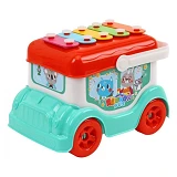 Игрушка ТехноК Автобус-ксилофон арт 9857 19х13.8х12.5см