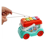 Игрушка ТехноК Автобус-ксилофон арт 9857 19х13.8х12.5см