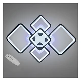 Люстра LED Diasha светодиодная 95Вт 12х27х27см 8060/2 плюс 3BK LED 3color dimmer черный