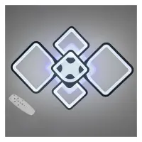 Люстра LED Diasha светодиодная 95Вт 12х27х27см 8060/2 плюс 3BK LED 3color dimmer черный             