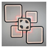Люстра LED Diasha светодиодная 95Вт 12х27х27см 8060/2 плюс 3BK LED 3color dimmer черный