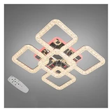 Люстра LED Diasha светодиодная 80Вт 13х54см 2205/4 плюс 1HR LED 3color dimmer хром                  