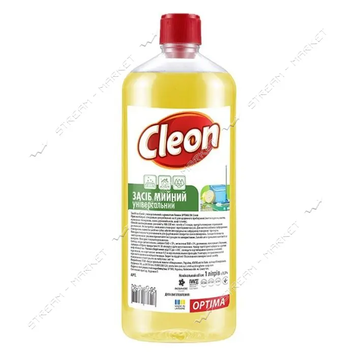 Моющее средство Cleon универсальное Лимон 1л                                                        