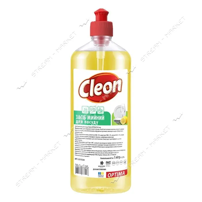 Средство для мытья посуды Cleon Лимон 1л