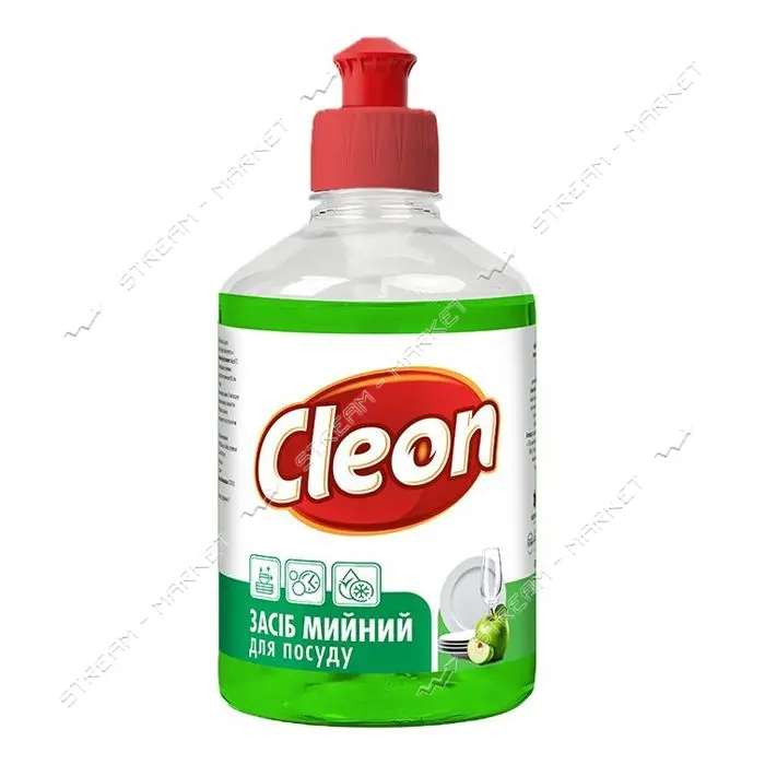 Средство для мытья посуды Cleon Яблоко 0.5л