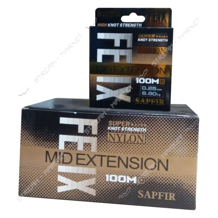 Леска SAPFIR FEIX 100мх0.35мм тест 320-035                                                          