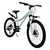 Велосипед Сross Smile стальная рама 13" колесо 26" white-blue                                       