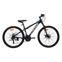 Велосипед CrossBIKE Storm V2 стальная рама 13" колесо 26" black-blue                                